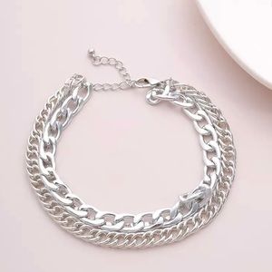 Diverse Silver Chain Anklet